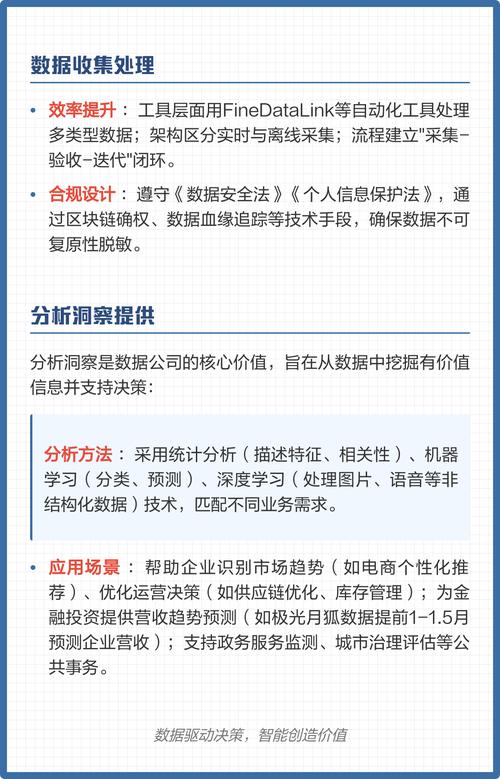 数据公司核心服务解析